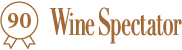 Wine Spectator gold logo 90 points