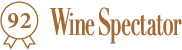 Wine Spectator gold logo 92 points