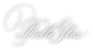 Belle Glos logo white