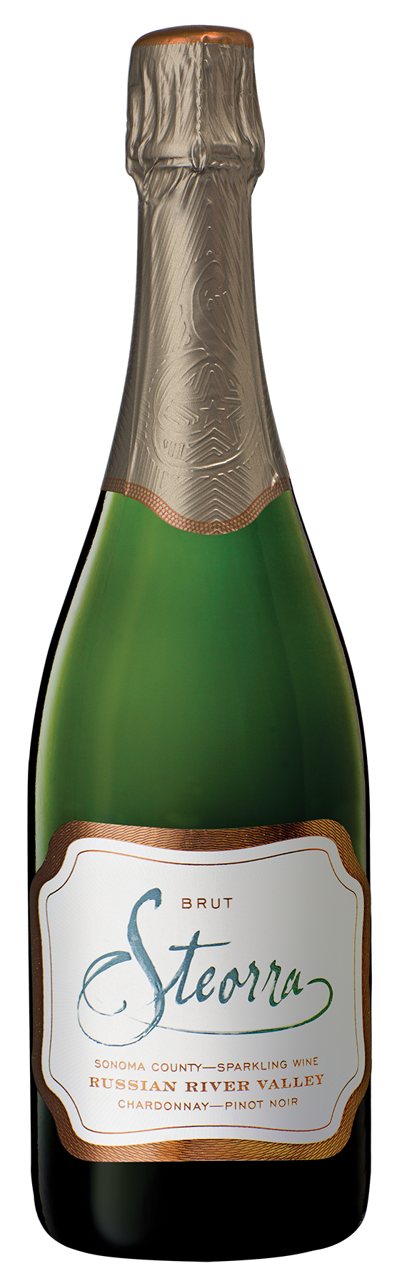 Russian River Valley Brut Sparkling Wine bottle shot